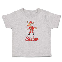 Cute Toddler Clothes Sister Deer Christmas Santa Claus's Costume Horns Cotton