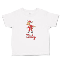 Cute Toddler Clothes Baby Deer Christmas Santa Claus's Costume Horns Cotton