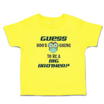 Cute Toddler Clothes Guess Hoo's Going to Be A Big Brother Toddler Shirt Cotton