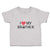 Cute Toddler Clothes I Love My Brother with Man's Facial Mustache Toddler Shirt