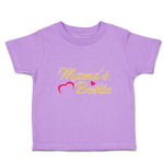 Toddler Clothes Mama's Bestie with Pink Heart Outline Toddler Shirt Cotton