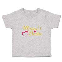 Mama's Bestie with Pink Heart Outline