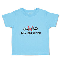 Toddler Clothes Only Child Big Brother Toddler Shirt Baby Clothes Cotton