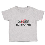 Toddler Clothes Only Child Big Brother Toddler Shirt Baby Clothes Cotton
