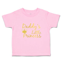 Toddler Girl Clothes Daddy's Little Princess Toddler Shirt Baby Clothes Cotton