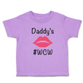 Toddler Girl Clothes Daddy's #Wcw with Lipstick Mark Toddler Shirt Cotton