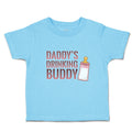 Toddler Clothes Daddy's Drinking Buddy Toddler Shirt Baby Clothes Cotton