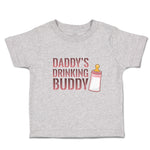 Toddler Clothes Daddy's Drinking Buddy Toddler Shirt Baby Clothes Cotton
