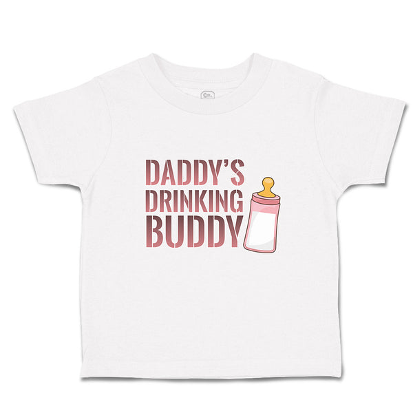 Toddler Clothes Daddy's Drinking Buddy Toddler Shirt Baby Clothes Cotton