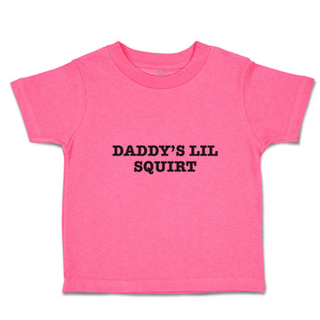 Toddler Girl Clothes Daddy's Lil Squirt Toddler Shirt Baby Clothes Cotton