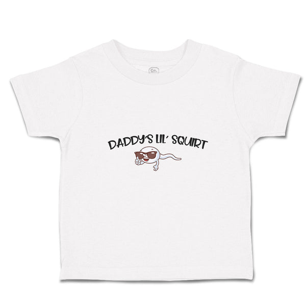 Toddler Clothes Daddy's Lil Squirt Toddler Shirt Baby Clothes Cotton