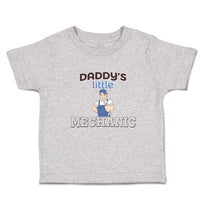 Cute Toddler Clothes Daddy's Little Mechanic Toddler Shirt Baby Clothes Cotton