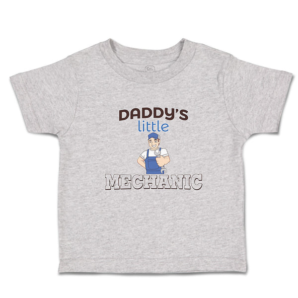 Cute Toddler Clothes Daddy's Little Mechanic Toddler Shirt Baby Clothes Cotton