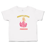 Toddler Clothes Daddy's Little Princess Toddler Shirt Baby Clothes Cotton