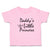 Toddler Girl Clothes Daddy's Little Princess Toddler Shirt Baby Clothes Cotton