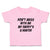 Toddler Clothes Don'T Mess with Me My Daddy's A Hunter Toddler Shirt Cotton