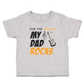 Toddler Clothes For The Record My Dad Rocks Toddler Shirt Baby Clothes Cotton
