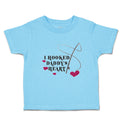 Toddler Clothes I Hooked Daddy's Heart Toddler Shirt Baby Clothes Cotton
