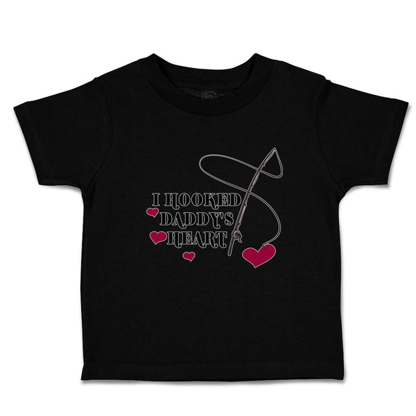 Toddler Clothes I Hooked Daddy's Heart Toddler Shirt Baby Clothes Cotton