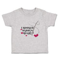 Toddler Clothes I Hooked Daddy's Heart Toddler Shirt Baby Clothes Cotton