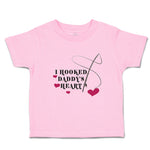 Toddler Clothes I Hooked Daddy's Heart Toddler Shirt Baby Clothes Cotton