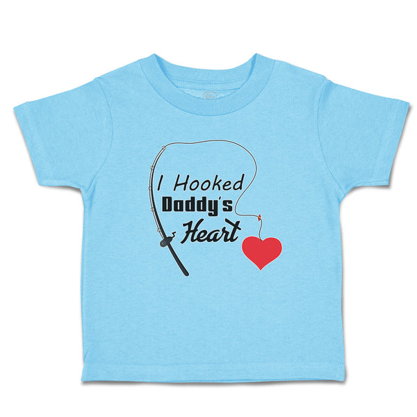 Toddler Clothes I Hooked Daddy's Heart Toddler Shirt Baby Clothes Cotton