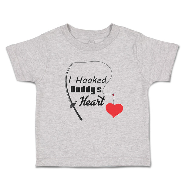 Toddler Clothes I Hooked Daddy's Heart Toddler Shirt Baby Clothes Cotton