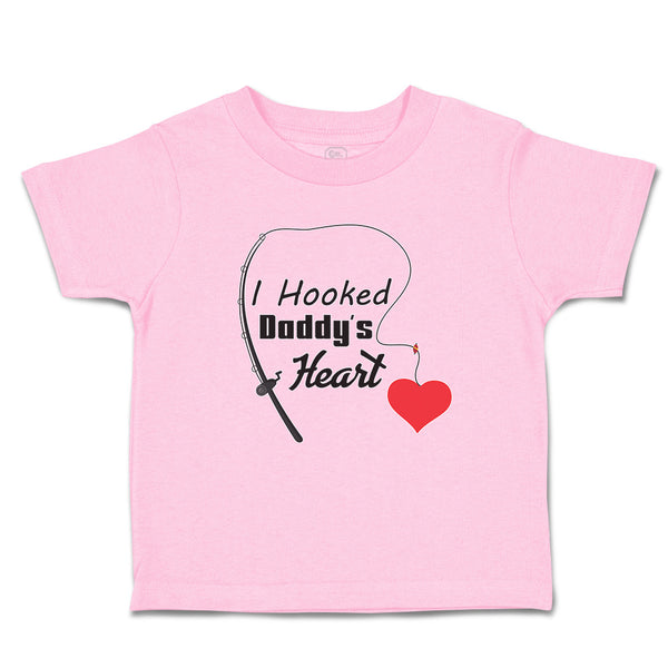 Toddler Clothes I Hooked Daddy's Heart Toddler Shirt Baby Clothes Cotton