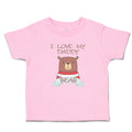 Toddler Clothes I Love My Daddy Bear Toddler Shirt Baby Clothes Cotton