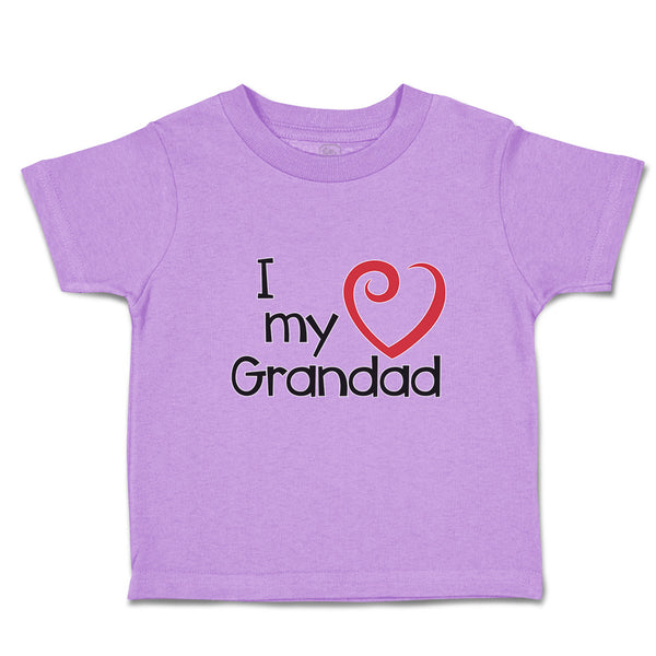 Toddler Clothes I Love My Grandad Toddler Shirt Baby Clothes Cotton