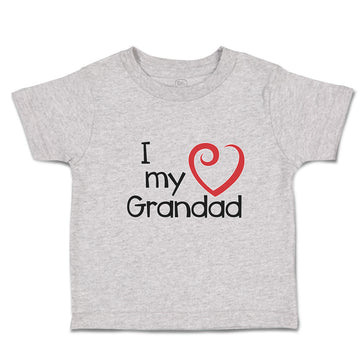 Toddler Clothes I Love My Grandad Toddler Shirt Baby Clothes Cotton