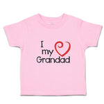 Toddler Clothes I Love My Grandad Toddler Shirt Baby Clothes Cotton