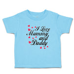 Toddler Clothes I Love Mummy and Daddy Toddler Shirt Baby Clothes Cotton