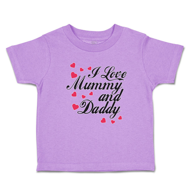 Toddler Clothes I Love Mummy and Daddy Toddler Shirt Baby Clothes Cotton