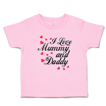 Toddler Clothes I Love Mummy and Daddy Toddler Shirt Baby Clothes Cotton