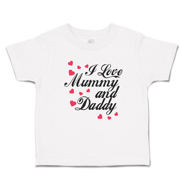 Toddler Clothes I Love Mummy and Daddy Toddler Shirt Baby Clothes Cotton