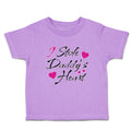 Toddler Clothes I Stole Daddy's Heart Toddler Shirt Baby Clothes Cotton