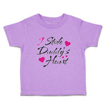Toddler Clothes I Stole Daddy's Heart Toddler Shirt Baby Clothes Cotton
