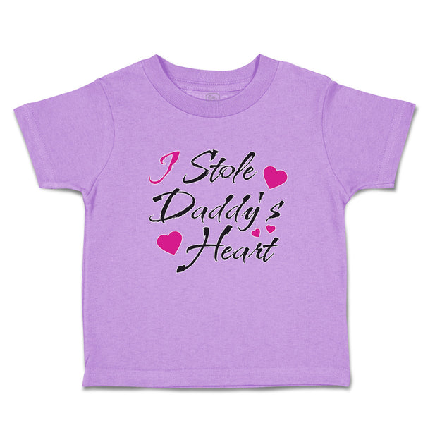 Toddler Clothes I Stole Daddy's Heart Toddler Shirt Baby Clothes Cotton