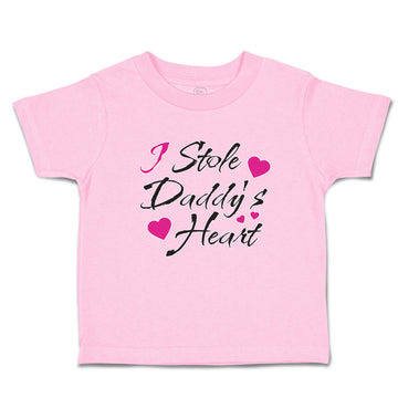 Toddler Clothes I Stole Daddy's Heart Toddler Shirt Baby Clothes Cotton