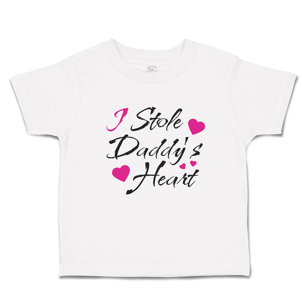 Toddler Clothes I Stole Daddy's Heart Toddler Shirt Baby Clothes Cotton