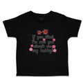 Toddler Clothes Think I'M Cute Should My Daddy Flowers Insect Ladbybug Cotton