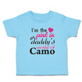 Toddler Clothes I'M The Pink in My Daddy's World of Camo Toddler Shirt Cotton