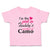 Toddler Clothes I'M The Pink in My Daddy's World of Camo Toddler Shirt Cotton