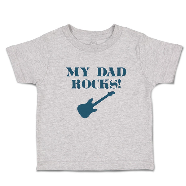 Toddler Clothes My Dad Rocks Toddler Shirt Baby Clothes Cotton