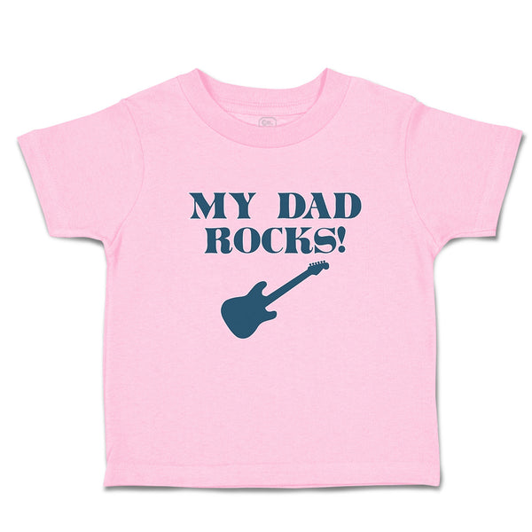 Toddler Clothes My Dad Rocks Toddler Shirt Baby Clothes Cotton