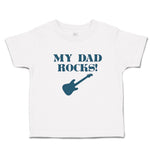 Toddler Clothes My Dad Rocks Toddler Shirt Baby Clothes Cotton