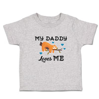 Toddler Clothes My Daddy Loves Me Toddler Shirt Baby Clothes Cotton