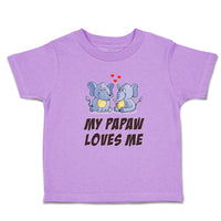 Toddler Clothes My Papaw Loves Me Toddler Shirt Baby Clothes Cotton