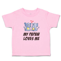 Toddler Clothes My Papaw Loves Me Toddler Shirt Baby Clothes Cotton